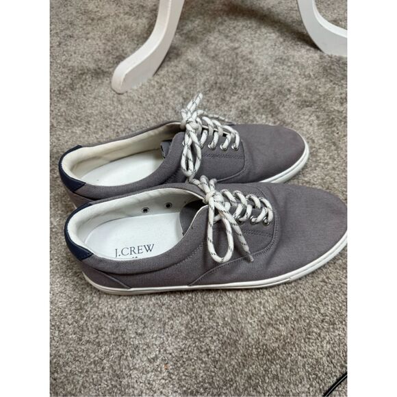 J.Crew Explorer canvas lace-up sneakers Men's 10 - Picture 5 of 7